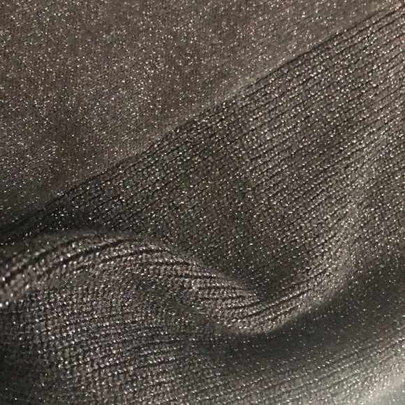 Lane Bryant Black Silver Speck Crop Sweater 22/24 - Picture 5 of 9